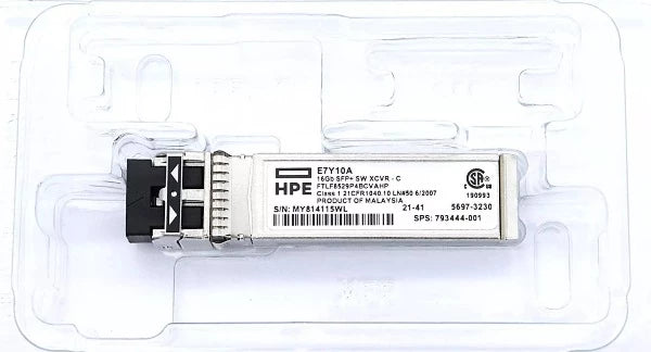 HPE E7Y10A SFP+ 16Gb Fibre Channel Transceiver Module New Hình ảnh chính