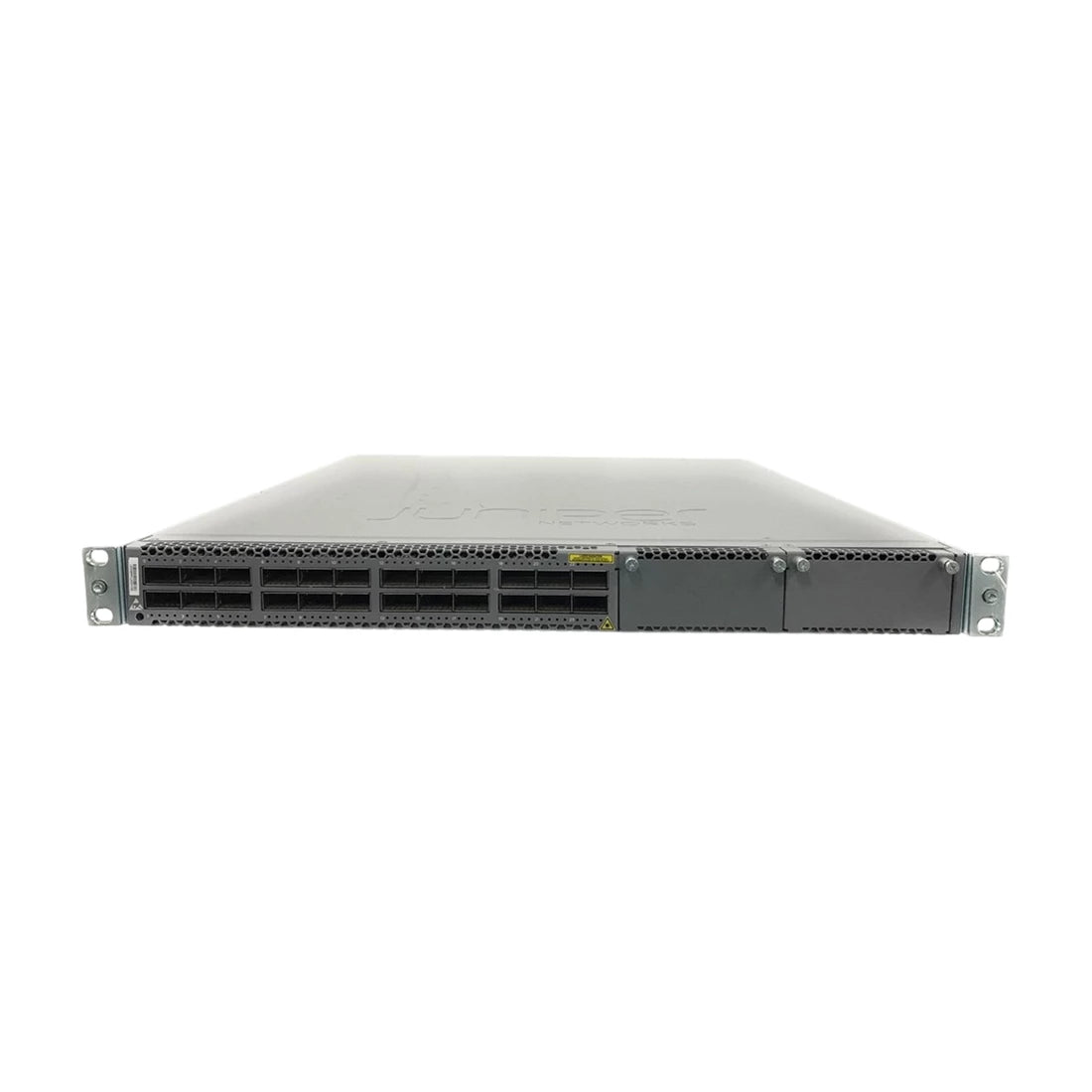 Juniper Networks QFX5100-24Q-3AFO 24 個 QSFP+ 連接埠 2 個擴充插槽 雙 SFP/RJ-45 管理連接埠 冗餘風扇 冗餘交流電源 前後通風設計 <tc>交換機</tc> | 二手