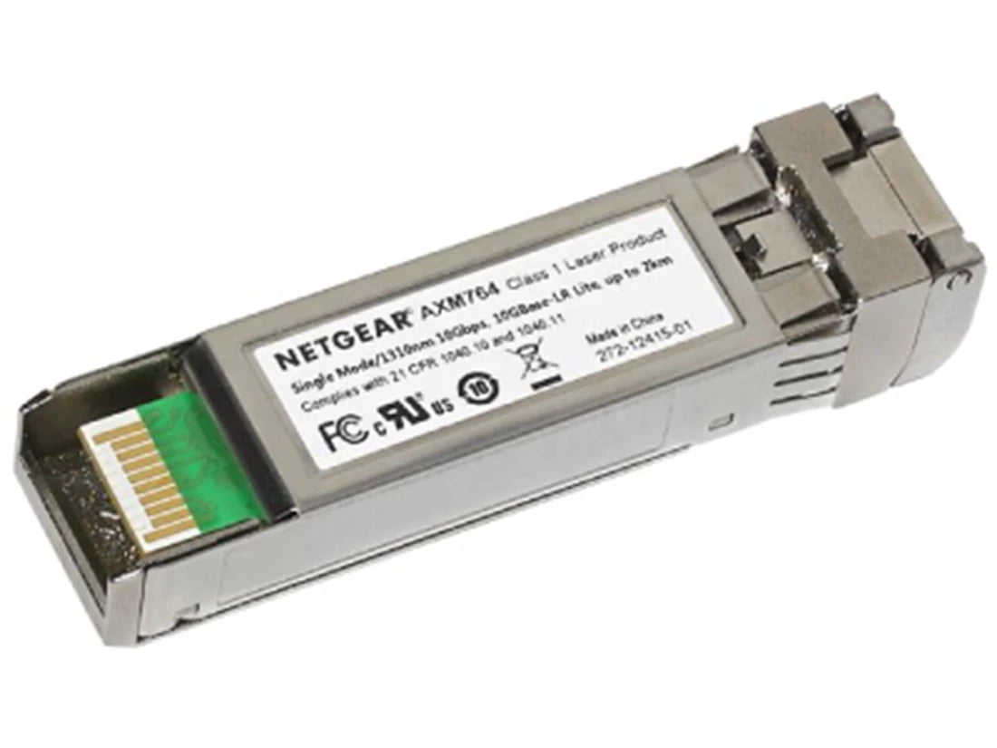 NETGEAR AXM764-10000S 10GBASE-LR Lite SFP+ Transceiver Module.