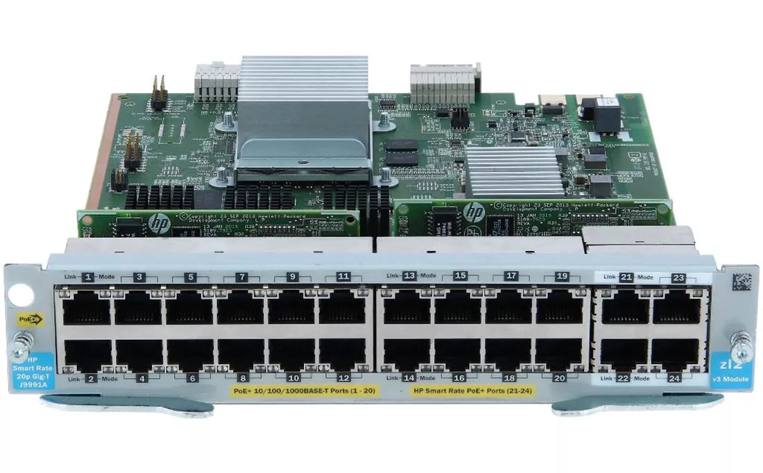 HPE J9991-61001 20P PoE+/4P 1/2.5/5/Xgt V3 Zl2 模組 |用過的