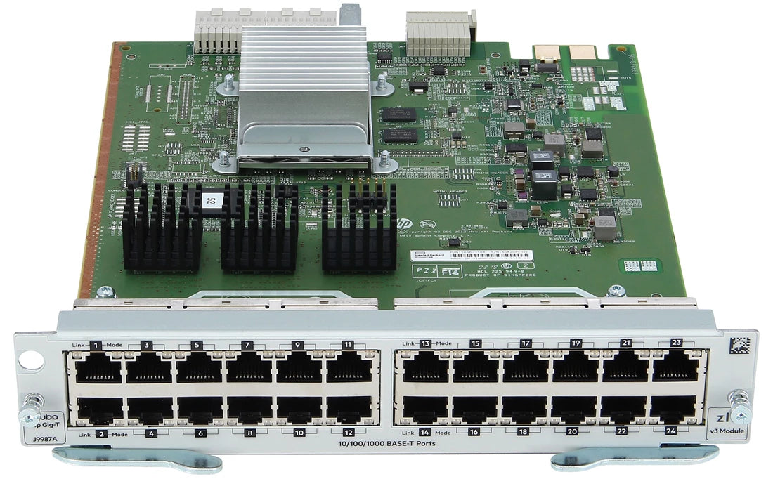 HPE J9987-61001 24P 10/100/1000 BASE-T MACsec v3 zl2 Module | USED Main image