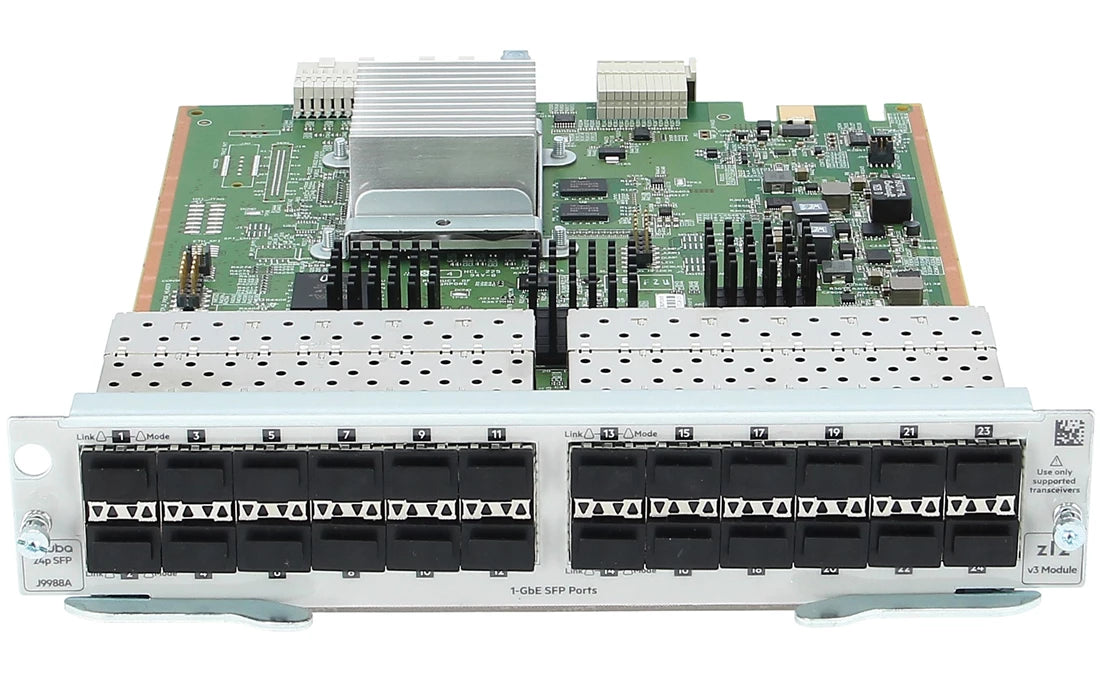 HPE J9988-61001 Aruba 5400R 24-port 1GbE SFP MACsec v3 zl2 Module | USED