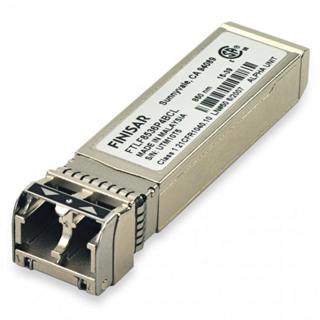 Émetteur-récepteur SFP+ à longueur d'onde courte conforme RoHS Finisar FTLF8536P4BCL 25 Go | UTILISÉ Image principale