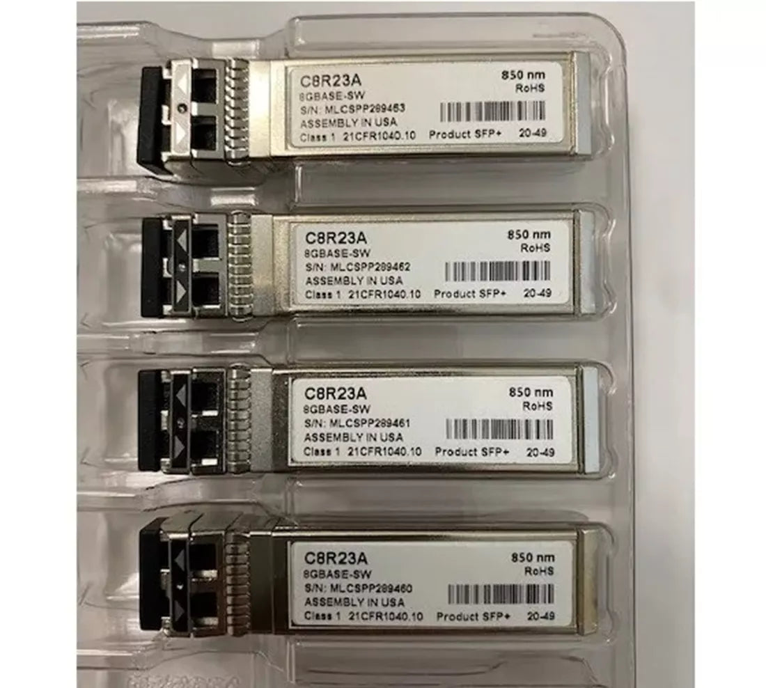 HPE C8R23A MSA 2040 8GB SW FC SFP 4 Pack Transceiver New Hình ảnh chính
