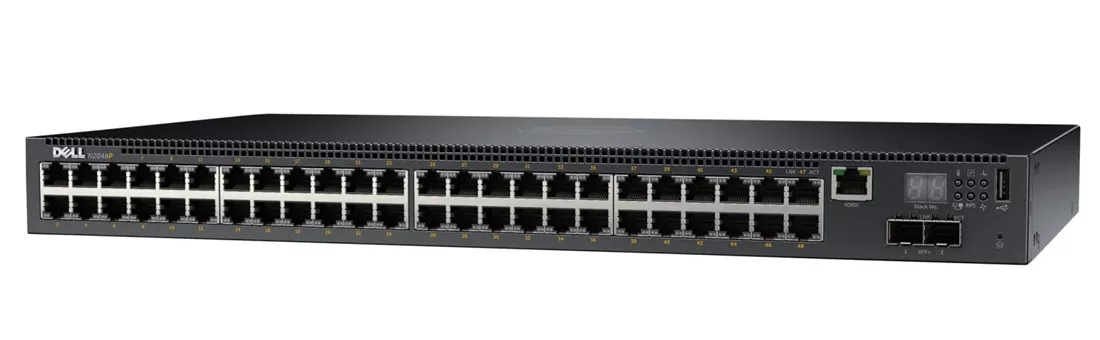 戴爾 KD3K6 N2048P 48 口 1GbE PoE+ 2 口 SFP+ <tc>交換機</tc> | 二手