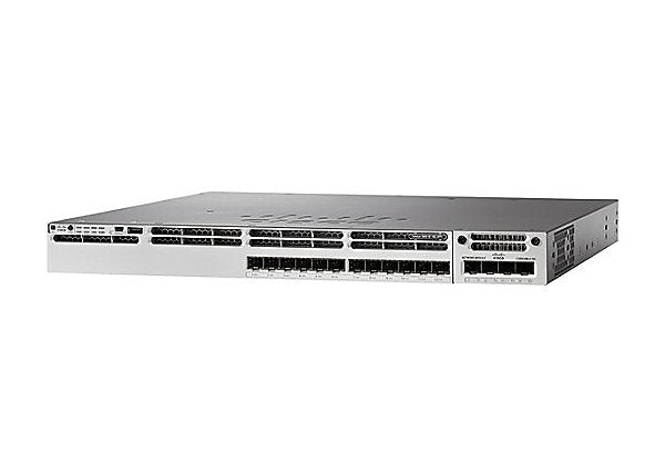 Cisco WS-C3850-16XS-E Catalyst 3850 16 Port 10G Fiber Switch IP Service | USED