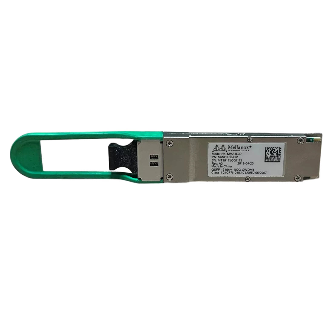Mellanox MMA1L30-CM 100Gbe QSFP28 CWDM4 LC-LC Up to 2km Optical Transceiver Ref | USED