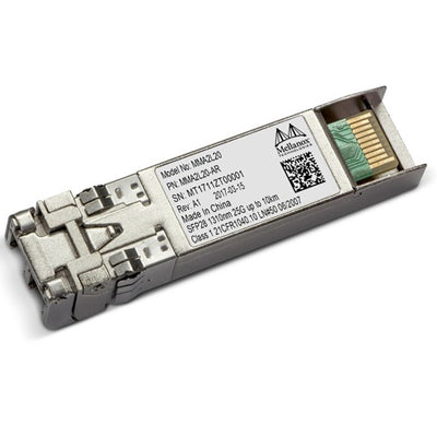 Mellanox MMA2L20-AR 光トランシーバー 25GbE SFP28 LC-LC 1310nm LR 最大 10km |使用済み