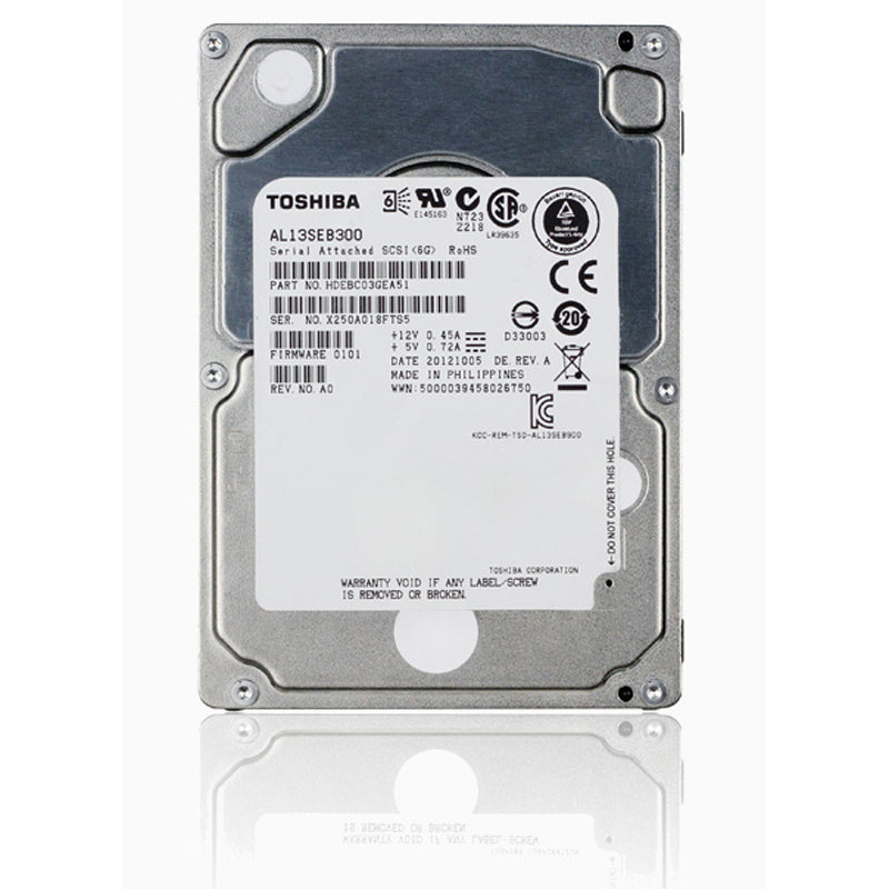 改装済み |東芝 AL13SEB300 300GB 10K 64MB キャッシュ SAS 6Gb/s 2.5" ハードドライブ