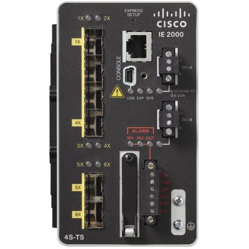 Cisco IE-2000-4TS-B Industrial Ethernet 2000 Series Managed Switch | USED