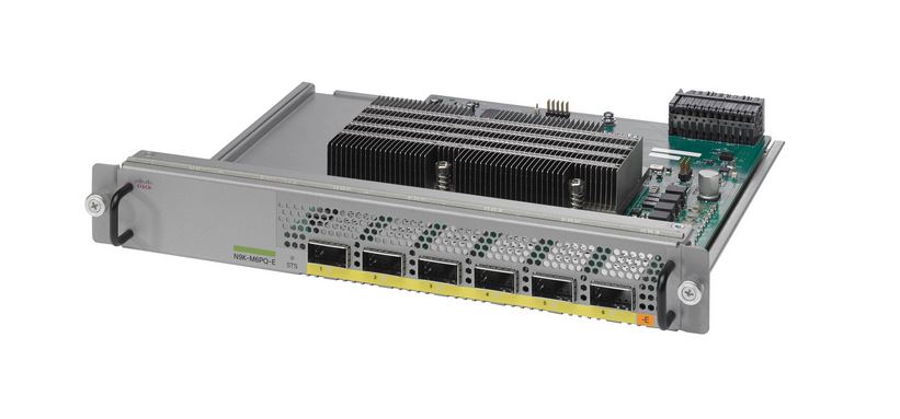 Nexus 9300, 6p 40G QSFP용 Cisco N9K-M6PQ-E 업링크 모듈 | 사용된