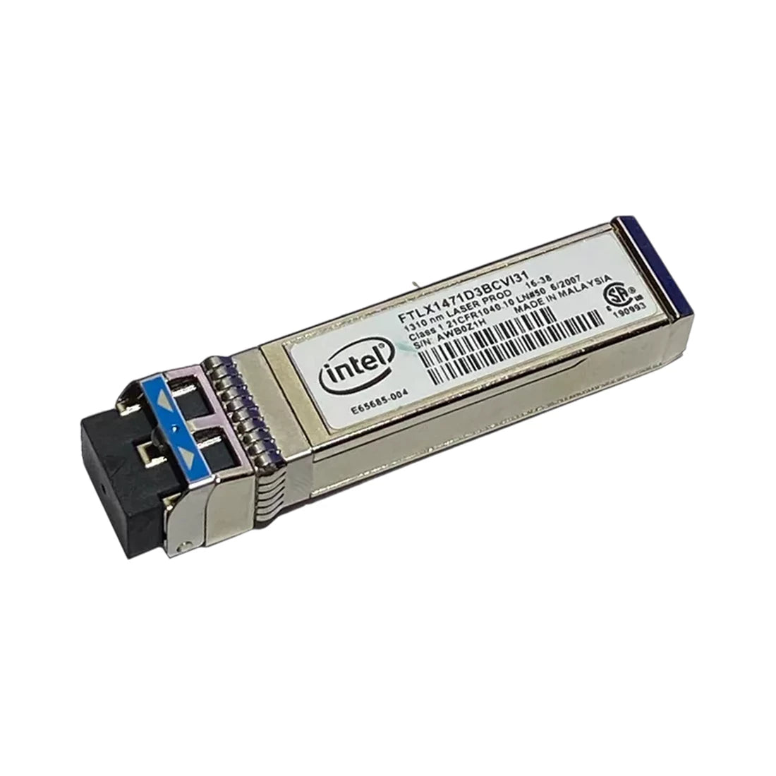 Intel E65685-004 Dual Rate 10GBase-LR 1310nm SFP+ Optical Transceiver