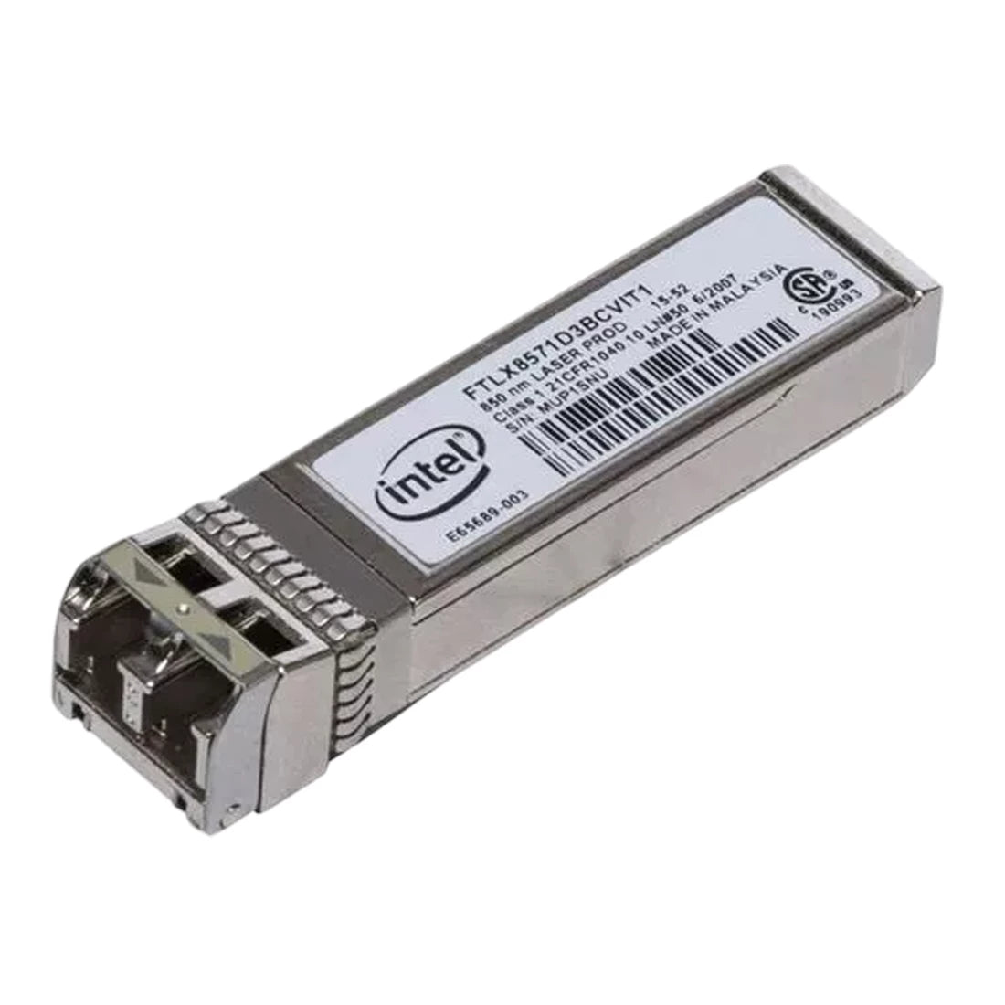 Intel FTLX1471D3BCVIT1 デュアル レート 10GBase-LR 1310nm SFP+ 光トランシーバー F/s |使用済み メイン画像