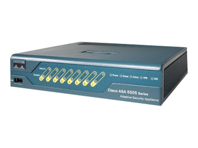 Cisco AASA5505-BUN-K9 ASA 5505 Firewall Appliance w/SW, 8ports, 3DES/AES | USED