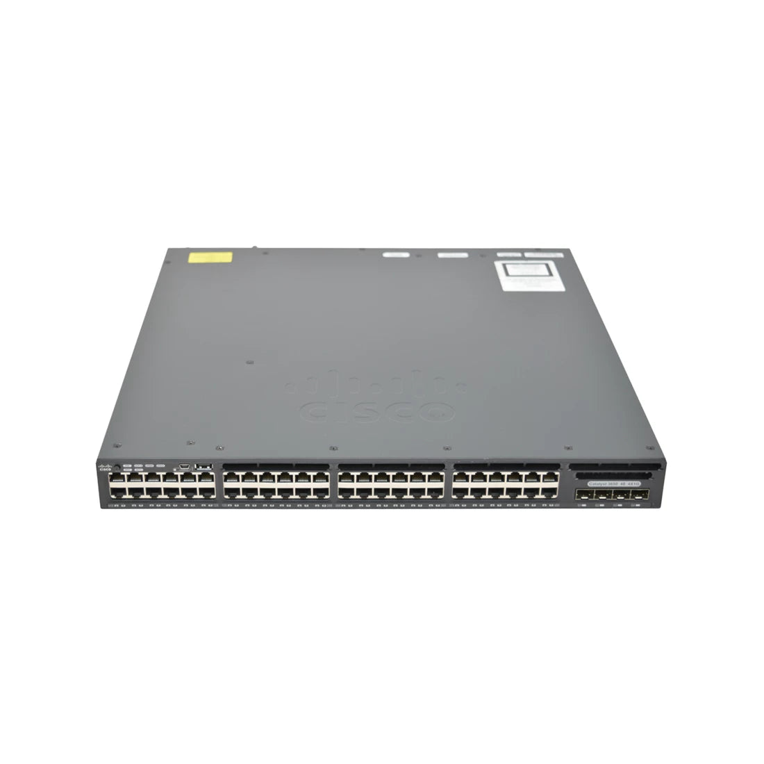 Cisco Catalyst WS-C3650-48TS-L 관리형 <tc>네트워크 스위치</tc> 이더넷 포트 48개 | 중고