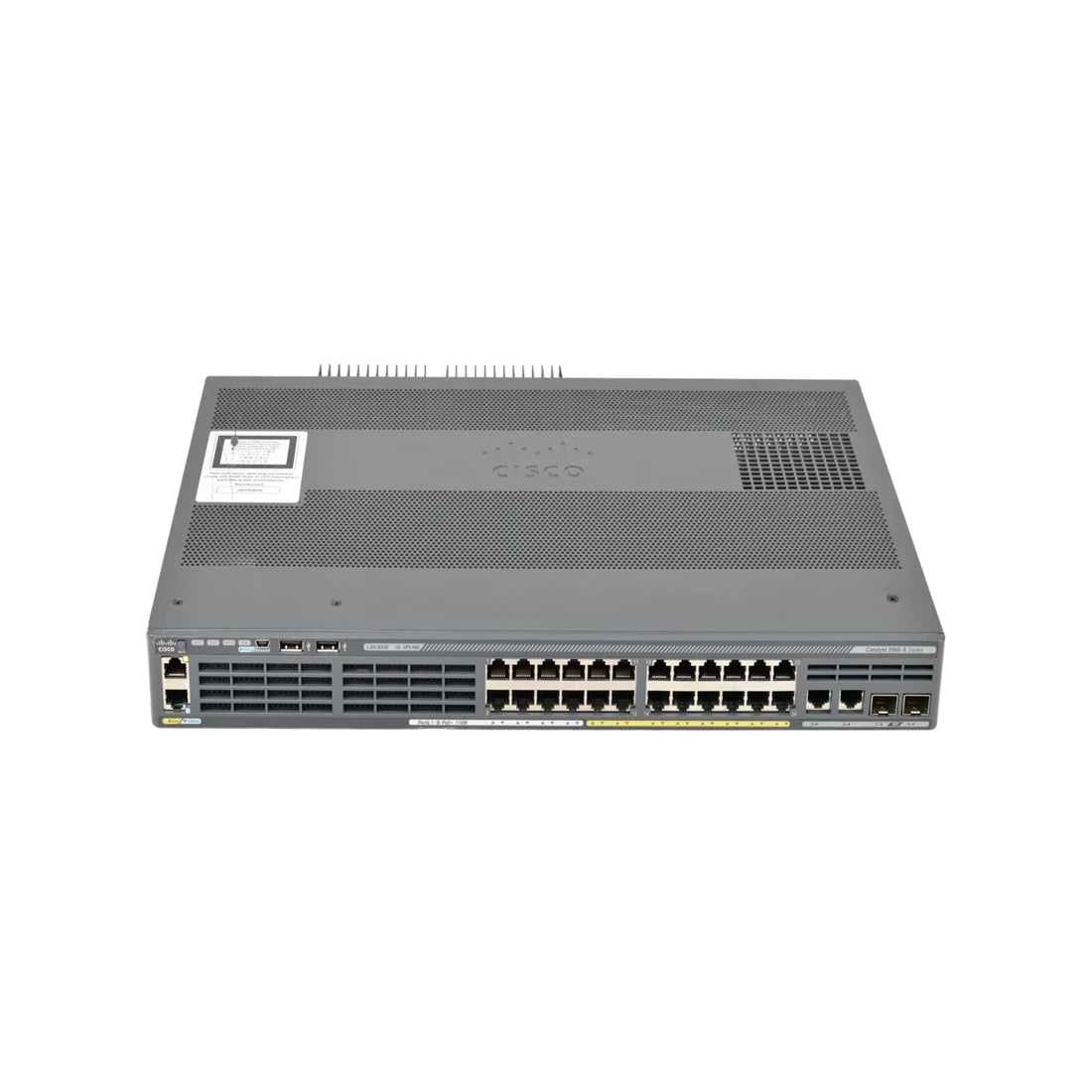 Cisco Catalyst WS-C2960X-24PSQ-L Managed <tc>Switch</tc> 24 Ethernet-Anschlüsse | GEBRAUCHT
