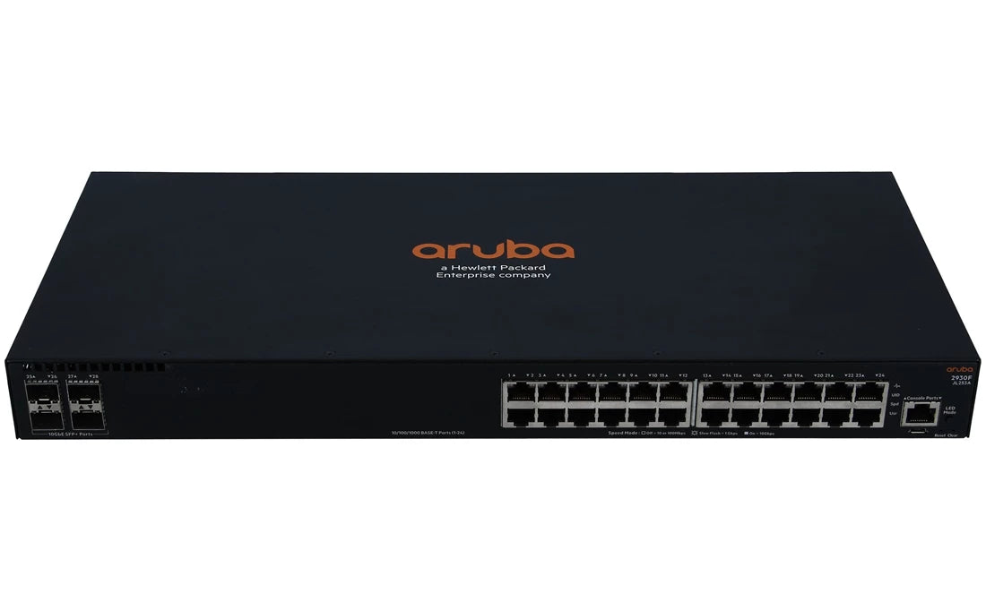 HPE JL253A\#ABA Aruba 2930F 24G 4SFP+ <tc>ネットワークスイッチ</tc> 中古品