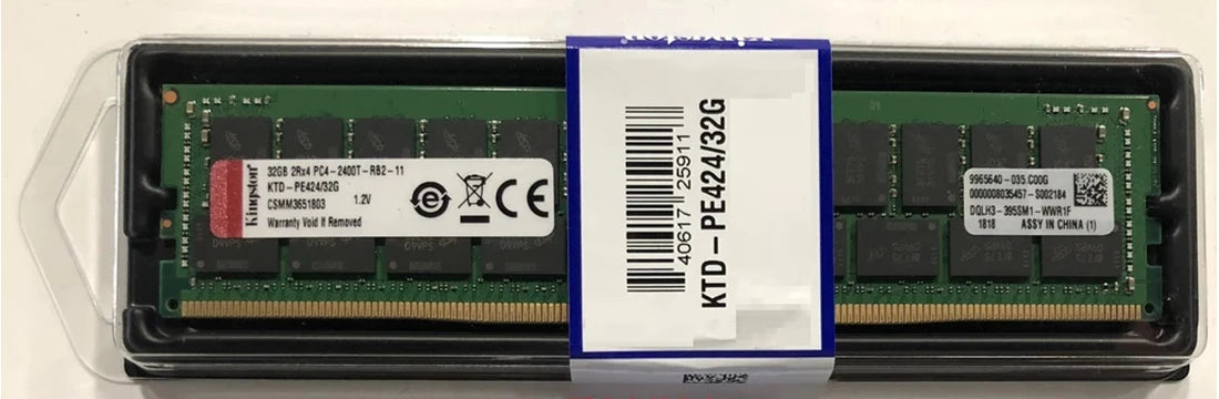 Kingston KTD-PE424/32G 32GB PC4-19200 Ddr4-2400Mhz 2RX4 Ecc | USED