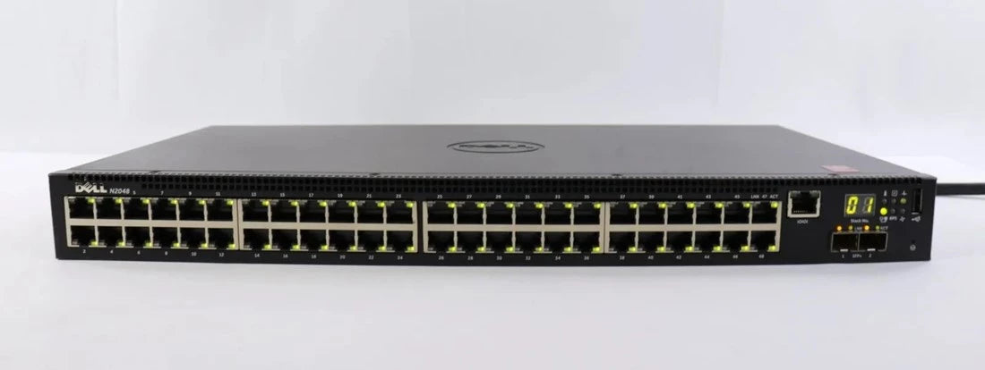 Dell 210-ABPR Networking N2048 Managed L2 Switch 10Gbe SFP+ 48 Ethernet Ports | USED