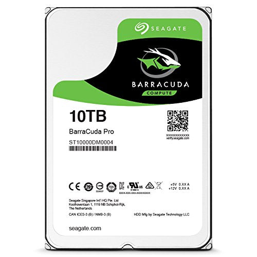 Brand New | Seagate BarraCuda Pro ST10000DM0004 10TB 7.2K RPM SATA-6Gb/s 3.5inch HDD