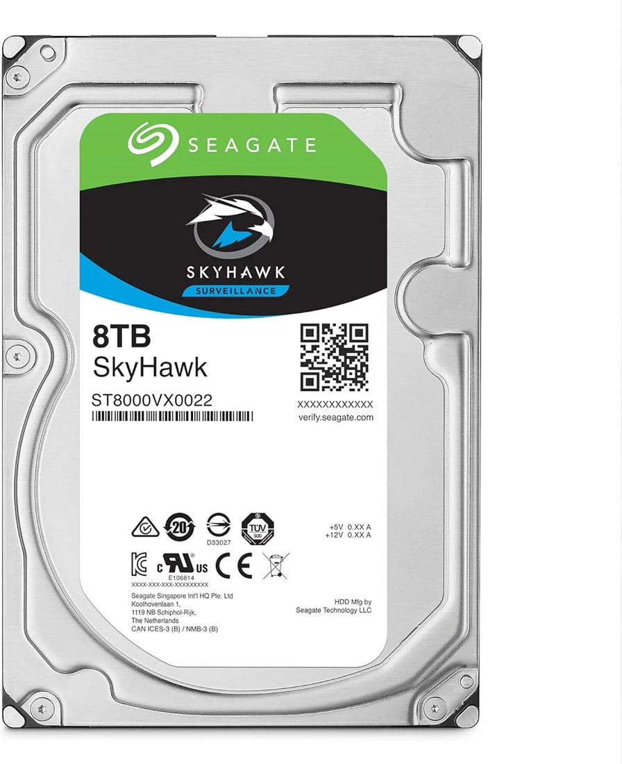Refurbished | Seagate SkyHawk ST8000VX0022 8Tb 5900RPM SATA-6GBps 3.5inch Surveillance HDD