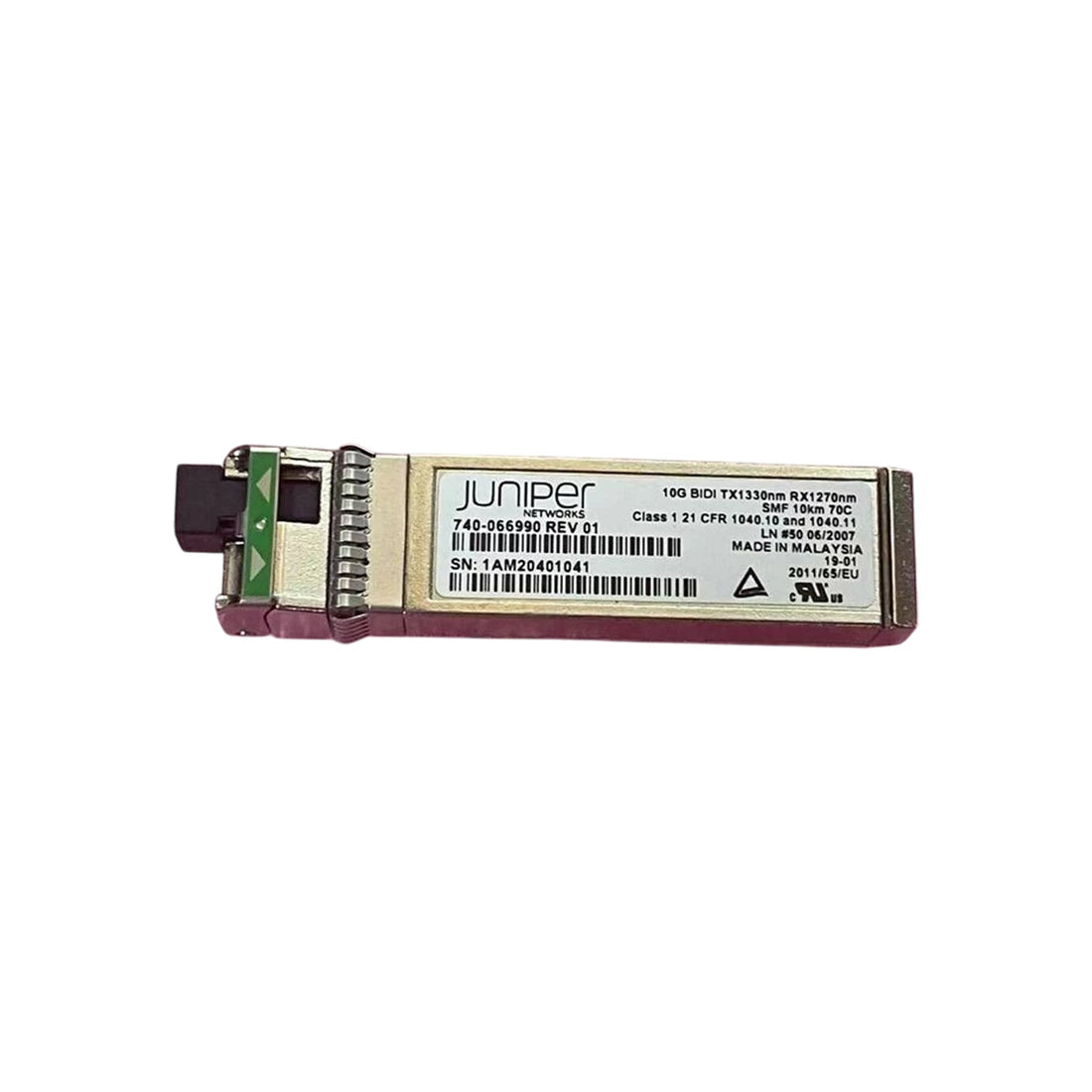 Juniper Networks JNP-SFP-10G-BX10D 10G BX optics over SMF Tx 1330nm Rx 1270nm up to 10KM | NEW