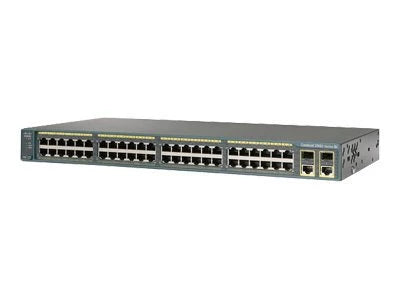 Cisco Catalyst WS-C2960+48PST-L Managed Switch 48 PoE Ethernet Ports | USED