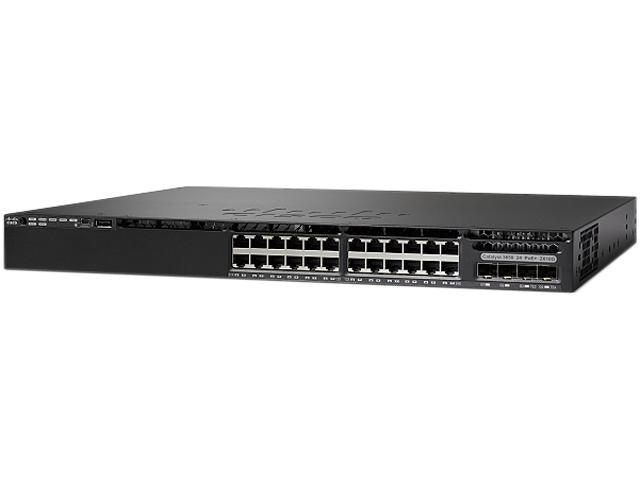 Cisco Catalyst WS-C3650-24PS-S Managed L3 Switch 24 PoE+ Ethernet Port Ref | USED Main image