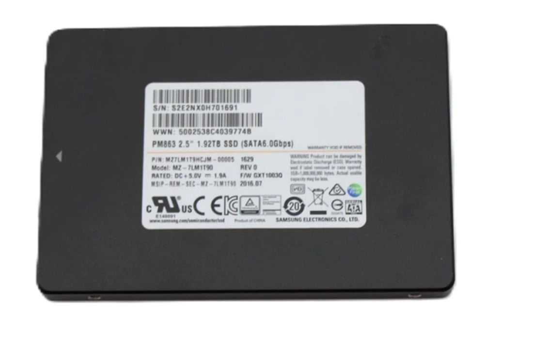Samsung MZ7LM1T9HCJM-00005 PM863 1.92TB SATA 6Gbps 2.5inch SSD | USED