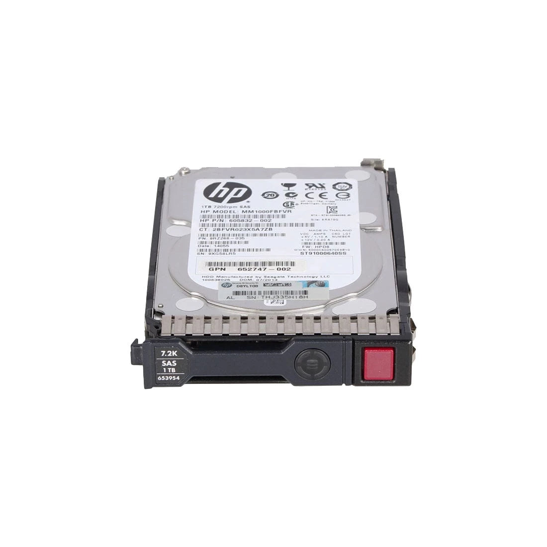 HPE MM1000FBFVR Midline Hard drive 1 TB SAS 6Gb/s | USED