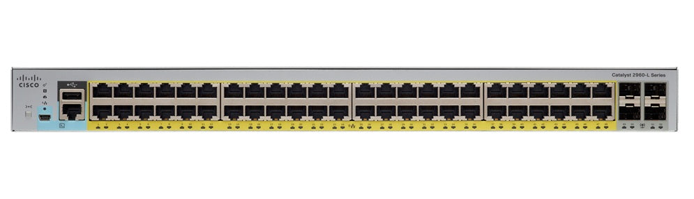 Cisco WS-C2960L-48PS-LL Catalyst 2960L Managed Switch 48 PoE+ Ports | USED