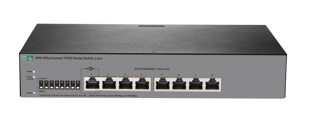HPE JL380-61001 OfficeConnect 1920S 8G 管理型 L3 <tc>交换机</tc> | 二手 主图