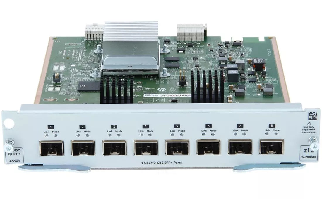 HPE J9993A Aruba 8-Port 1G/10GbE SFP+ MACsec v3 zl2 Module NEW | USED