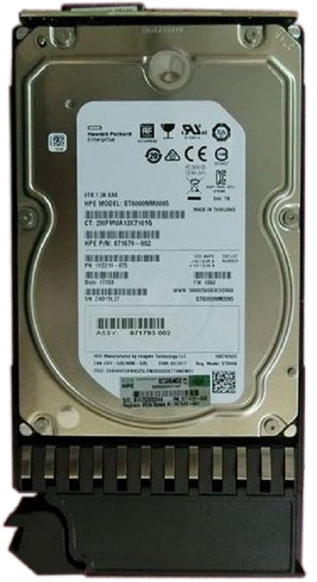 HPE 871679-002 6TB ハードドライブ - 3.5" 内部接続 - SAS 12Gb/s | 中古 メイン画像