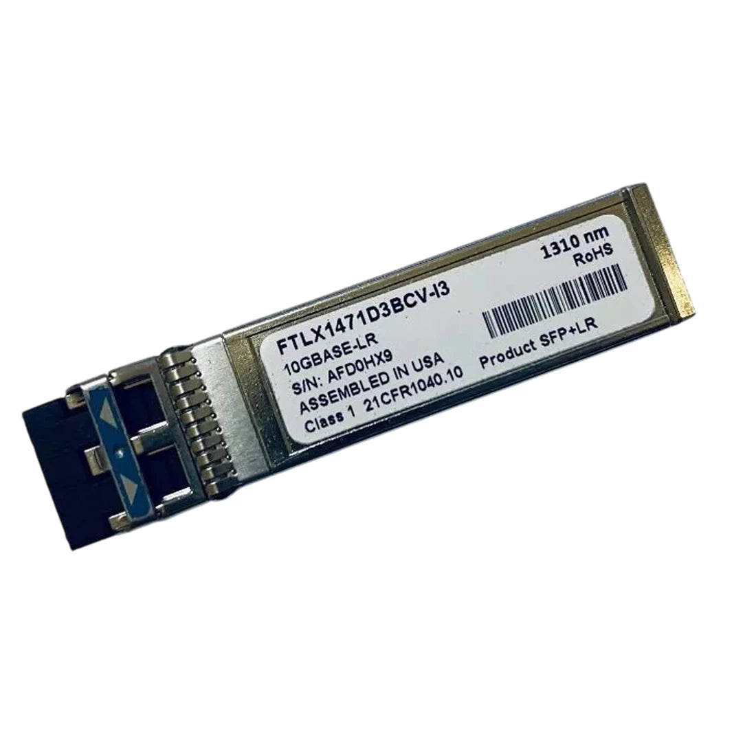 Émetteur-récepteur optique Intel FTLX1471D3BCV-I3 double débit 10GBase-LR 1310nm SFP+ F/s | UTILISÉ