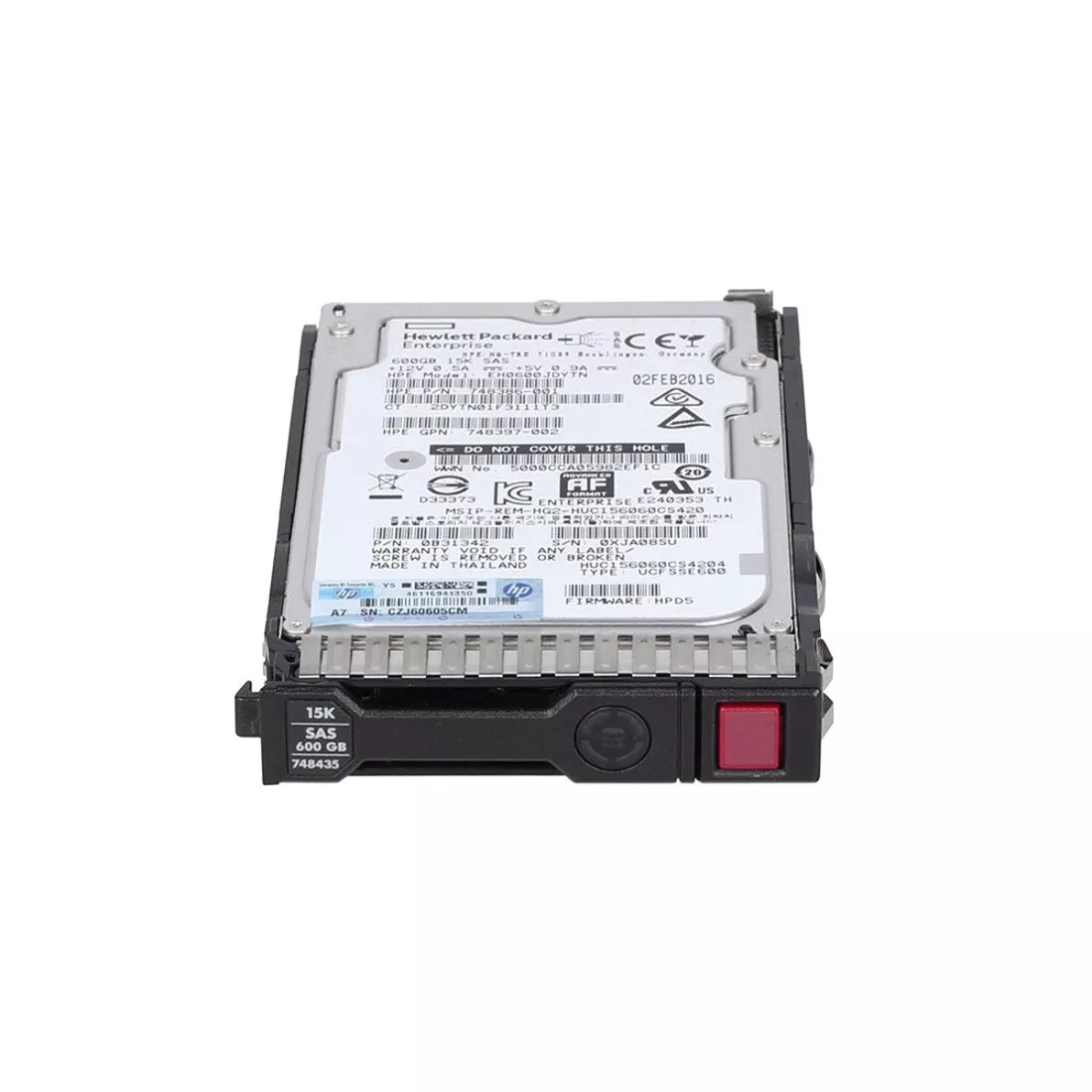 HPE EH0600JDYTN エンタープライズ ハードドライブ 600 GB SAS 12Gb/s |使用済み メイン画像