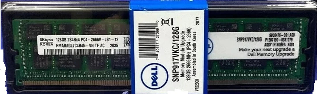 Dell 370-ADMX 128GB PC4-21300 DDR4-2666MHz 8Rx4 ECC メモリ Samsung OEM |使用済み