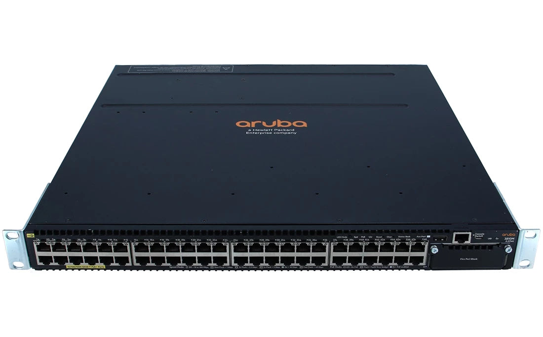 HPE JL074-61002 Aruba 3810M 48G PoE+ 1 khe cắm <tc>công tắc mạng</tc> | ĐÃ QUA SỬ DỤNG
