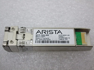 Bộ thu phát quang Arista XVR-00001-02 SFP-10G-SR 850nm SFP+ 10Gbps | ĐÃ SỬ DỤNG