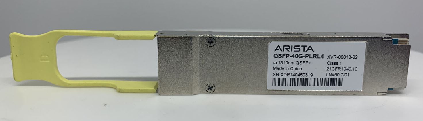 Arista QSFP-40G-PLRL4 40G 4x1310nm LR QSFP+ Bộ thu phát quang | MỚI Hình ảnh chính