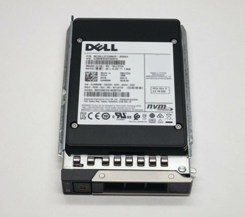 戴爾 401-ABFL 6.4TB NVMe 混合用途 Express 2.5 吋隨身碟 |用過的