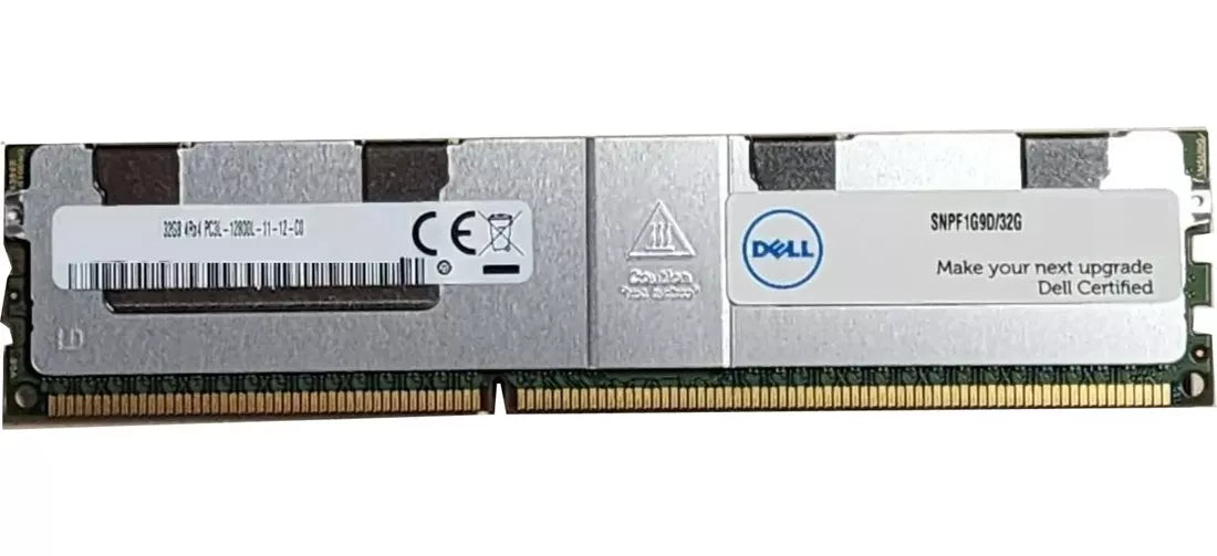 Dell SNPF1G9D/32G 32GB PC3L-12800R DDR3-1600MHz 4Rx4 ECC Memory | USED Main image