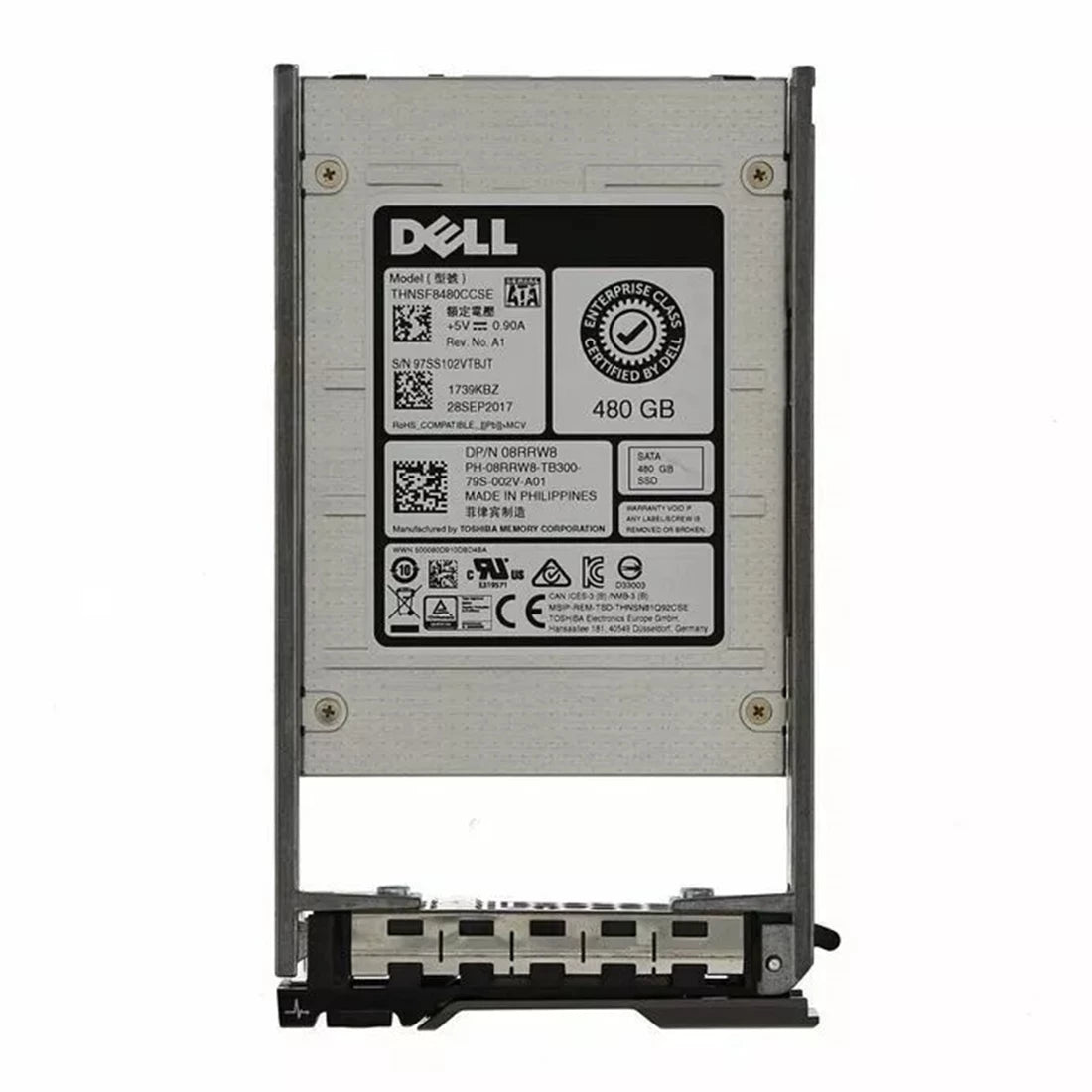 DELL 8RRW8 480Gb Sata Read Intensive 6Gbps 2.5" Ssd | USED