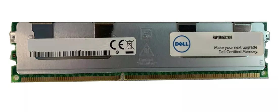 Dell SNP0R45JC/32G 32GB PC3L-10600R DDR3-1333MHz 4RX4 ECC Memory | USED