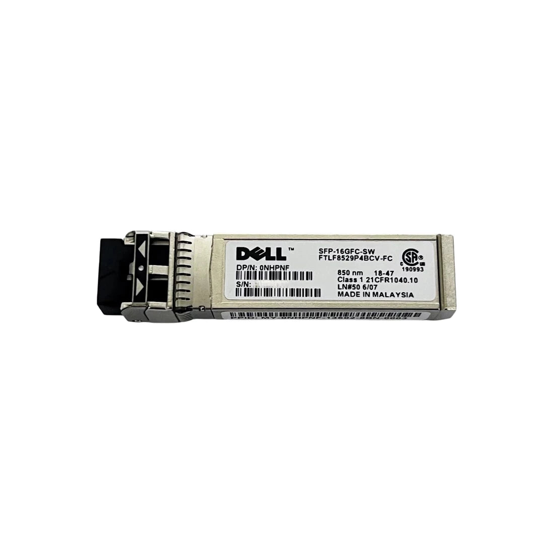 델 SFP-16GFC-SW 16G 파이버 채널(16GFC) SFP+ 100M 광 트랜시버 | 중고