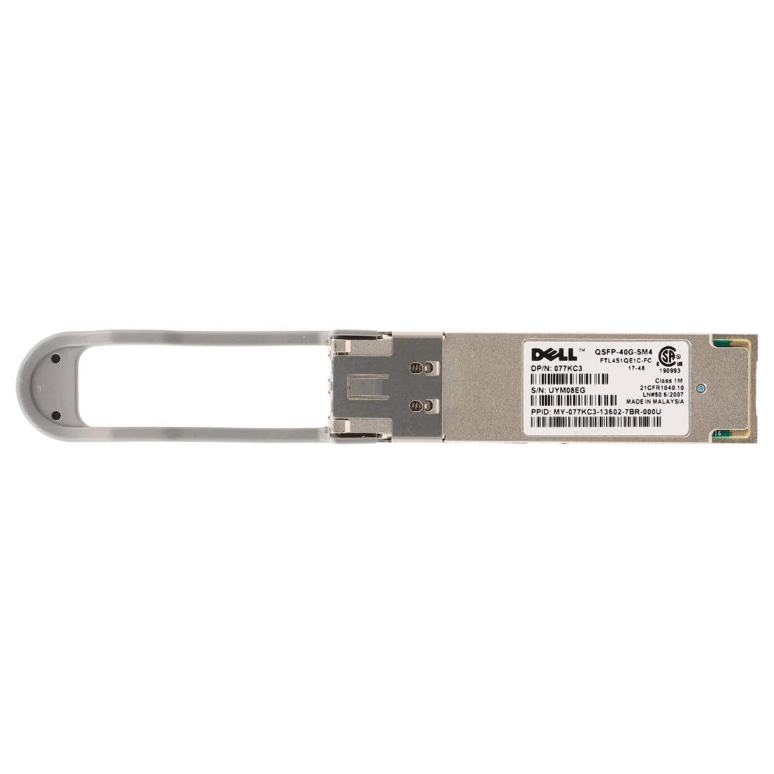 Dell 77KC3 Transceiver 40GbE QSFP+ FC Short Range Transceiver 主图