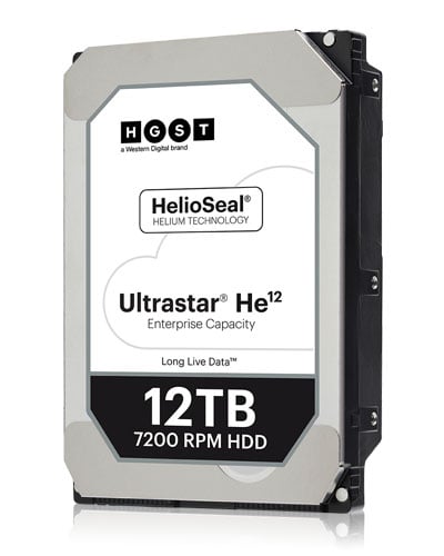 WD HUH721212AL5200 Ultrastar DC HC520 12TB SAS 12Gbps 3.5 インチ ハード ドライブ |使用済み