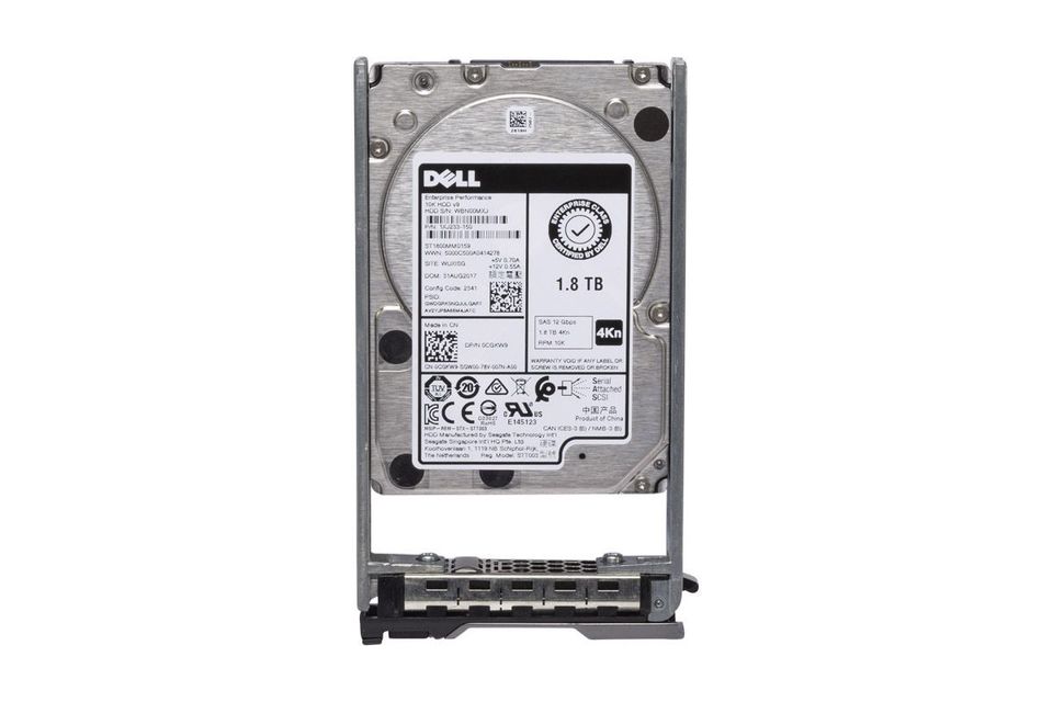 Dell CGKW9 1.8TB 10K 4Kn SAS-12Gbps 2.5" Hot-Plug Hard Drive | USED