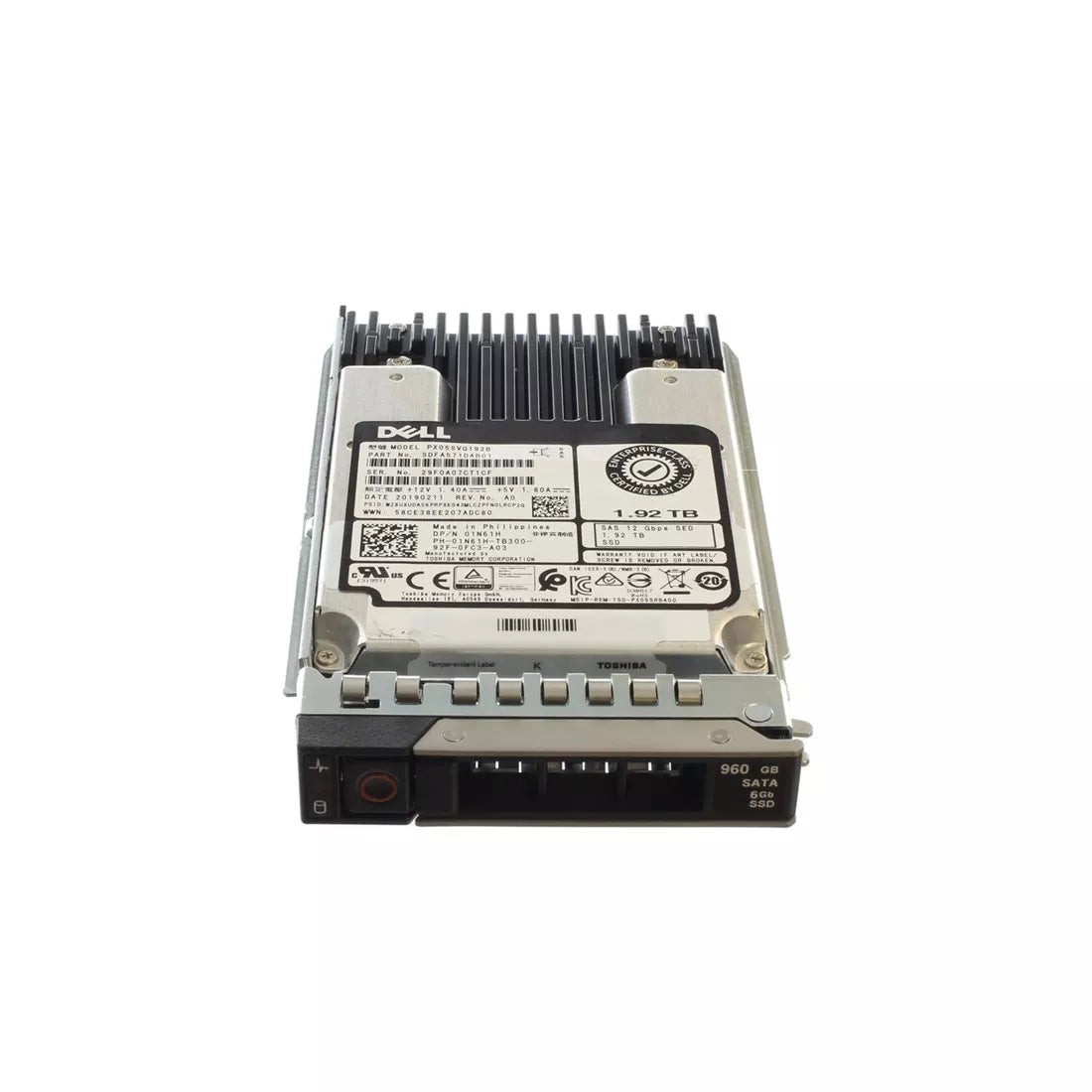 Dell 1N61H 1.92TB SED Mixed Use 3DWPD SAS-12Gbps 2.5Inch Hot Plug SSD | USED