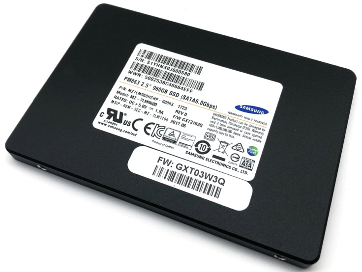 Samsung MZ-7LM9600 PM863 960GB SATA 6Gbps 2.5inch SSD | USED Main image